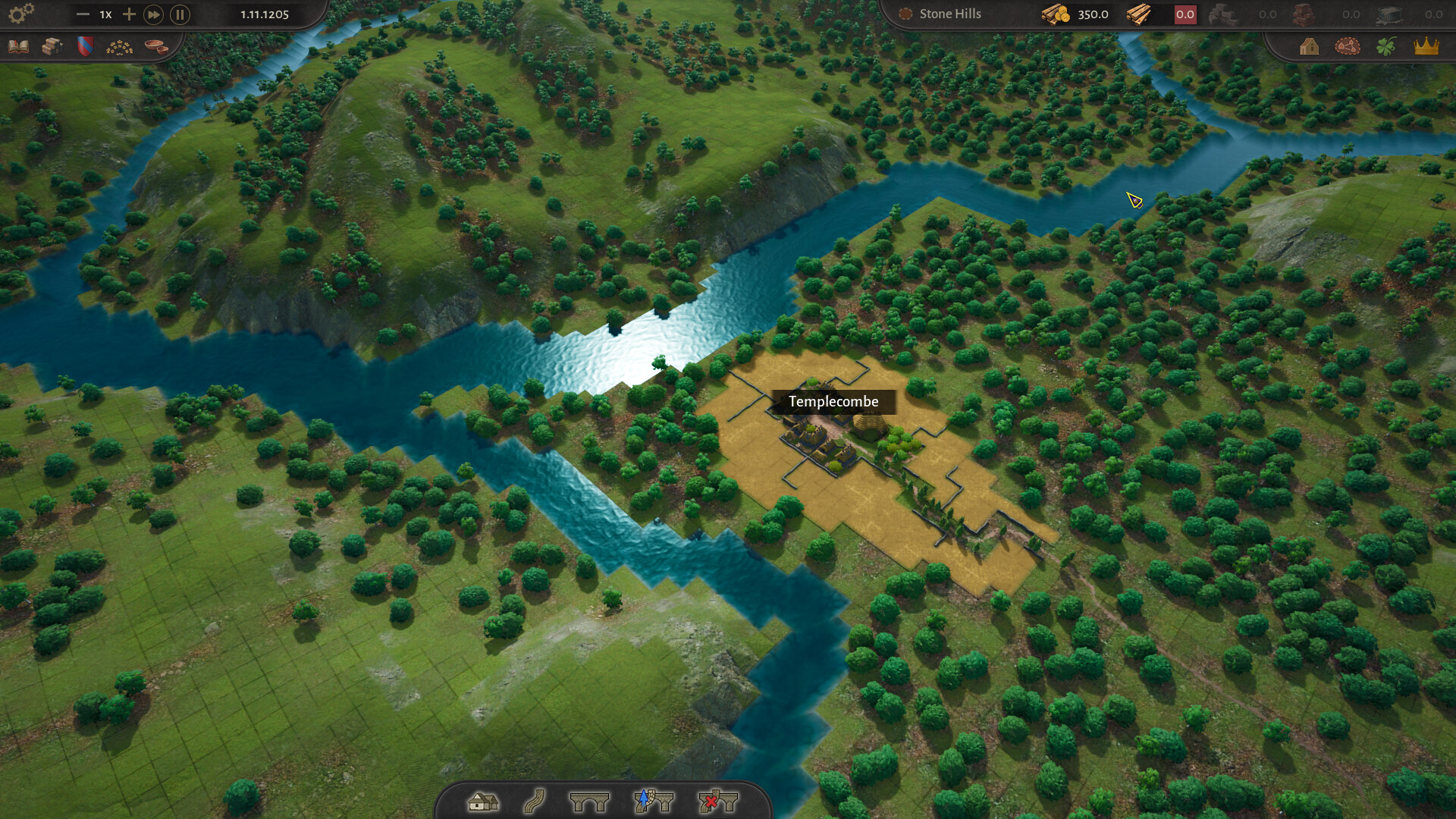 County of Fortune release date - official Steam store screenshot of the county landscape