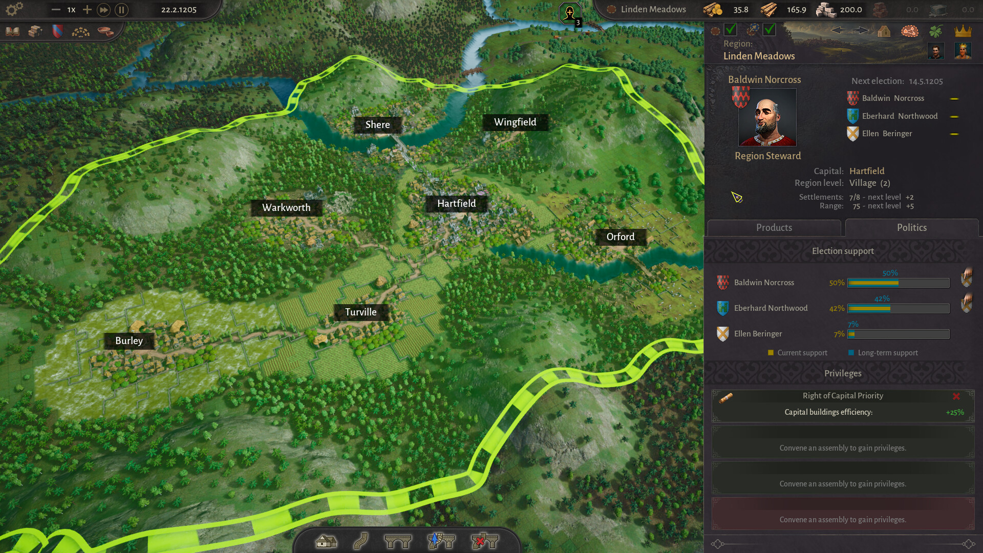 County of Fortune system requirements - official Steam store screenshot from the county builder gallery